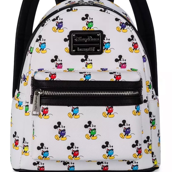 Loungefly Handbags - Mickey Mouse Allover Classic Standing Loungefly Mini Backpack